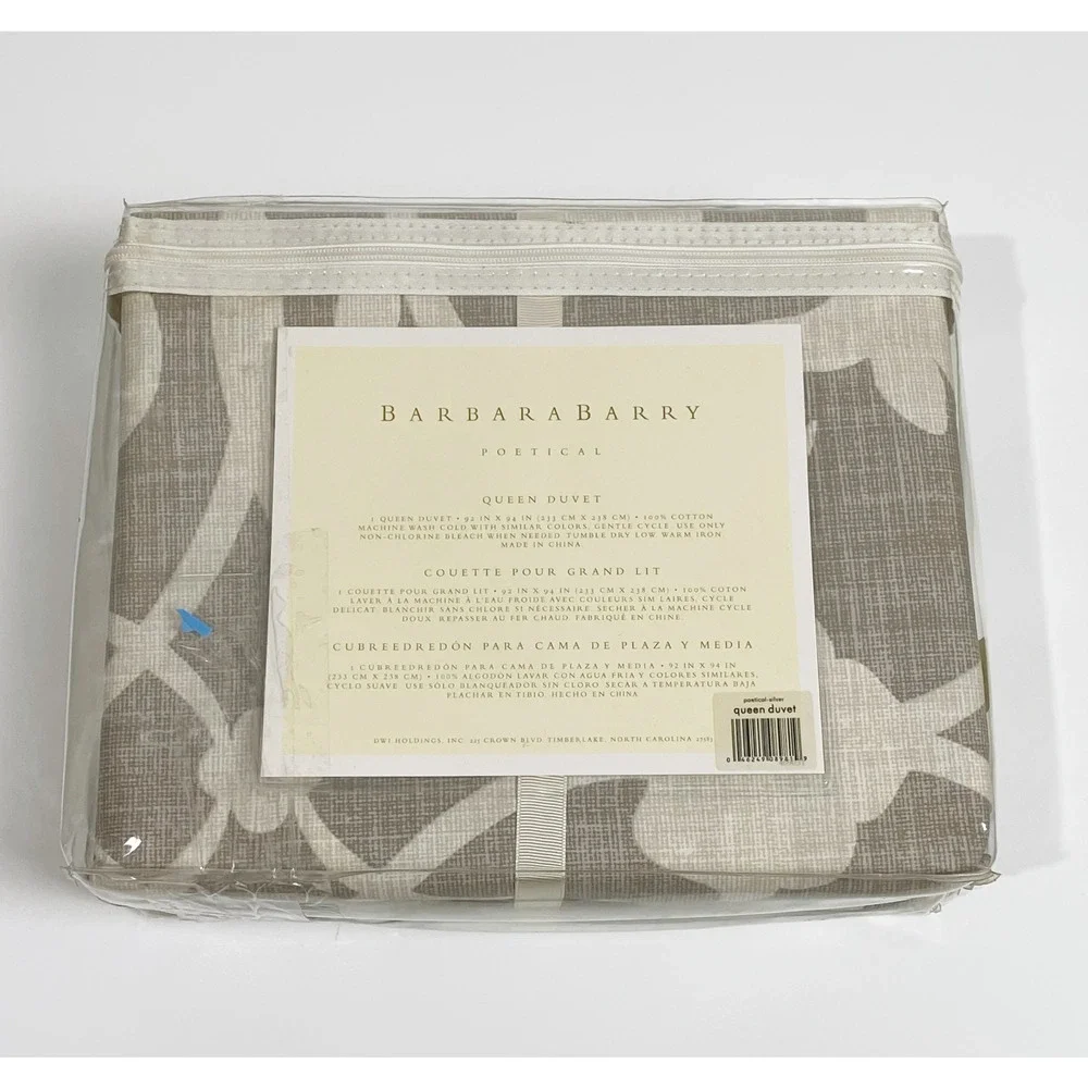 Barbara Barry Poetical Queen Duvet Cover